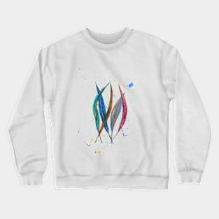 Rainbow eucalyptus leaves Crewneck Sweatshirt